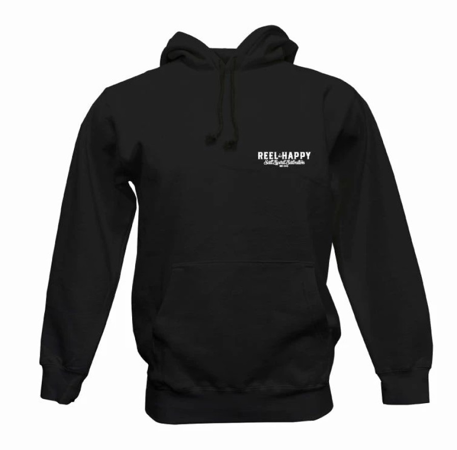 Fleece * | Coupon Reel Happy Co Spotty Hoodie Black