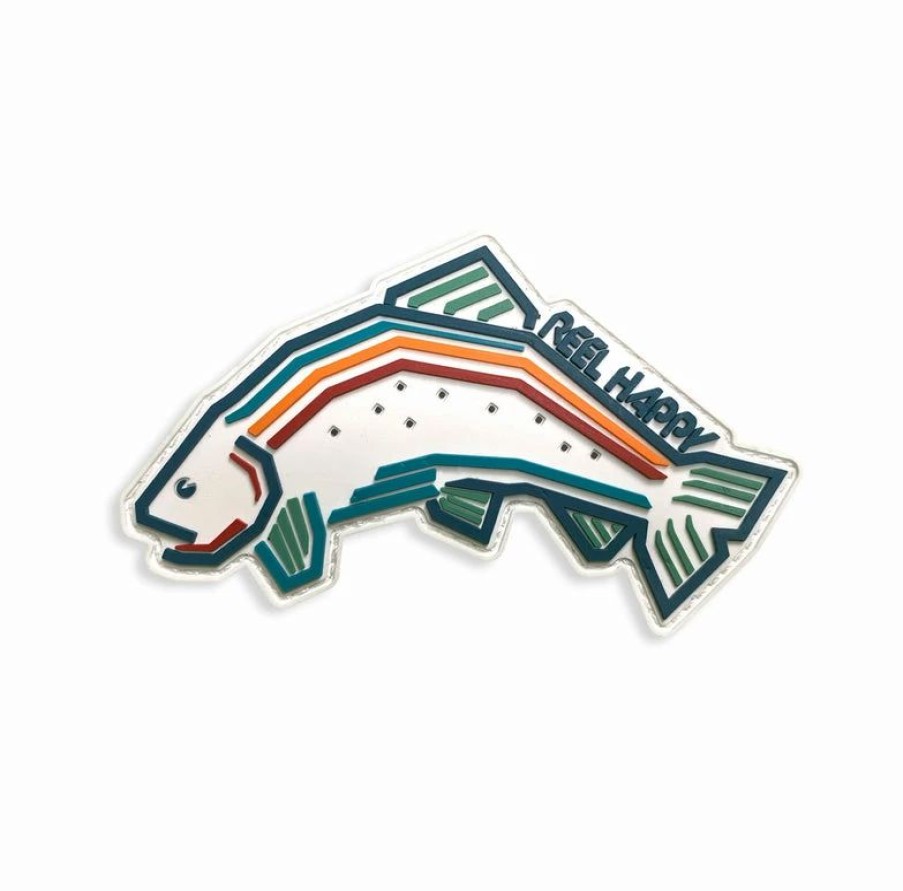 Decals & Accessories * | Buy Reel Happy Co Trout Lines Morale Patch