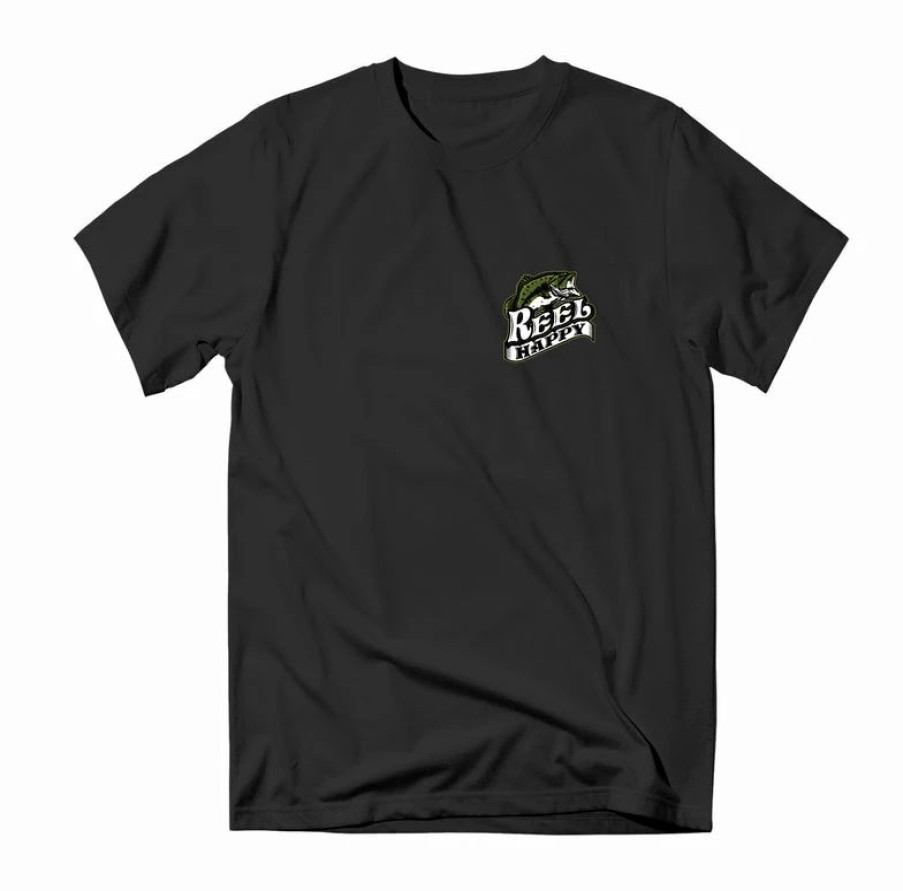 Graphic Tees * | Best Deal Reel Happy Co Virtuoso Too Tee Black