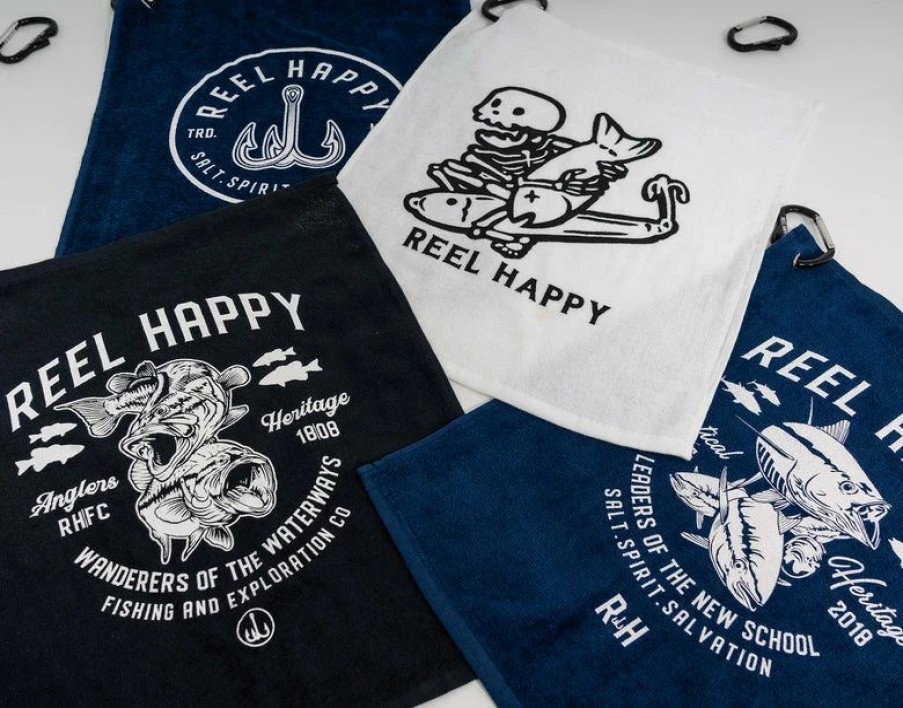 Decals & Accessories * | Budget Reel Happy Co True School Towel Navy