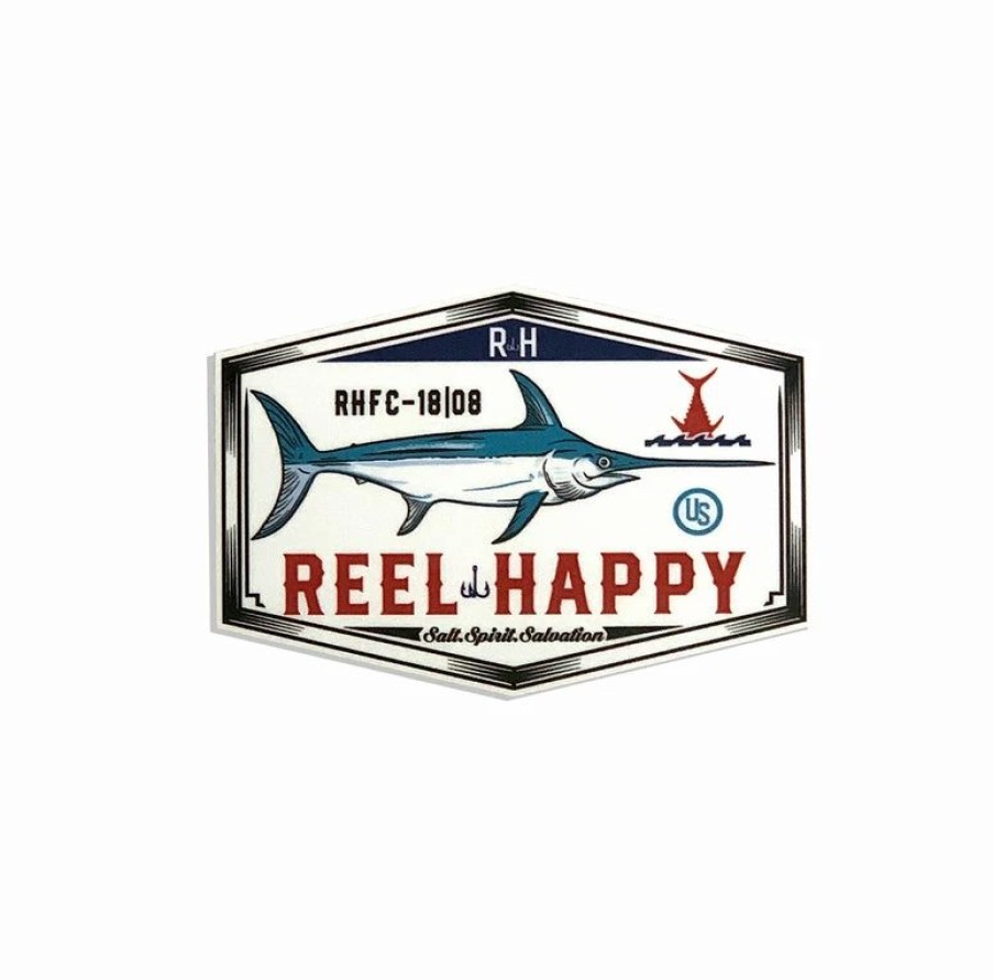 Decals & Accessories * | Flash Sale Reel Happy Co Lucky Cutter Sticker