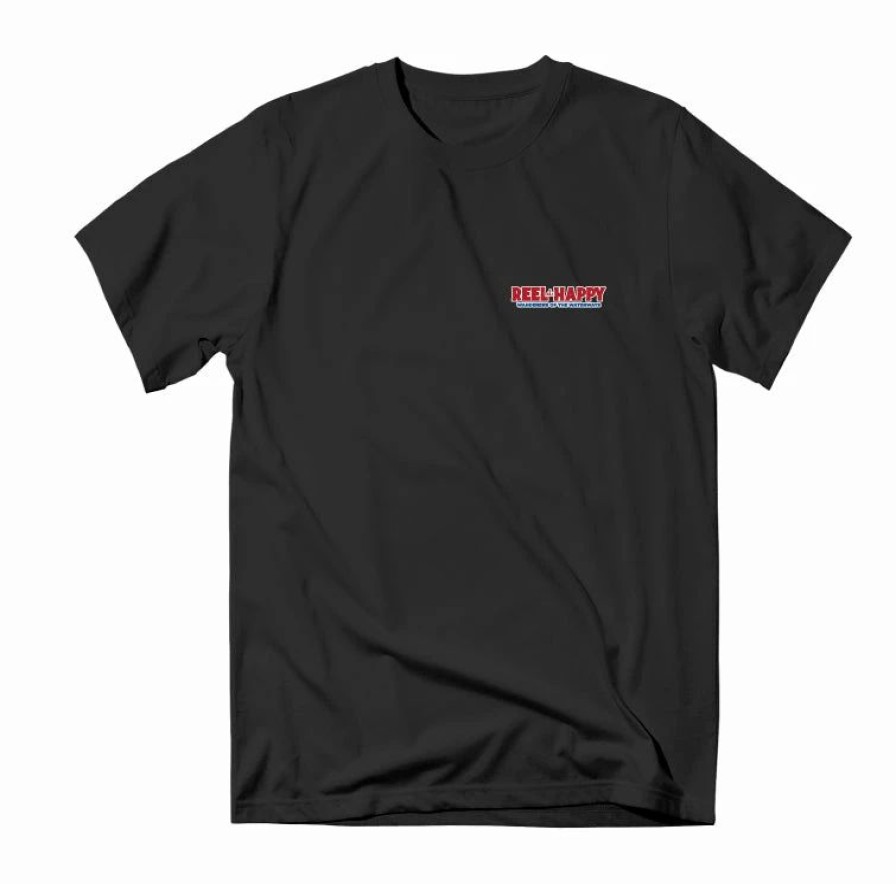 Graphic Tees * | Promo Reel Happy Co Necessities Tee Black