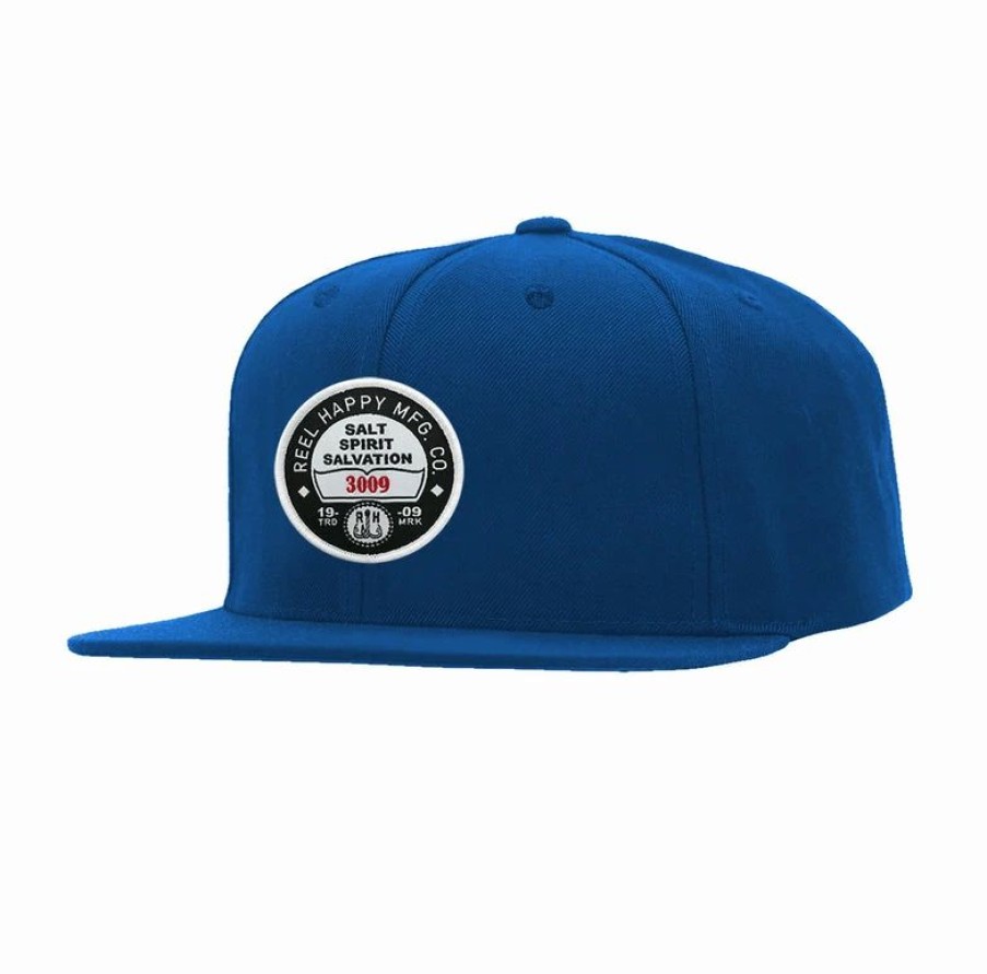 Headwear * | Cheapest Reel Happy Co Registration Snapback Hat Royal